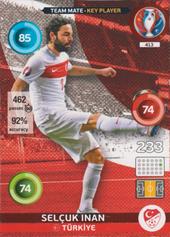 İnan Selçuk 2016 Panini Adrenalyn XL EURO Key Player #413