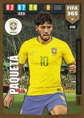 Paquetá Lucas 19-20 Panini Adrenalyn XL FIFA 365 Copa América 2019 Winner #418