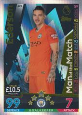 Ederson 18-19 Topps Match Attax PL Man of the Match #421