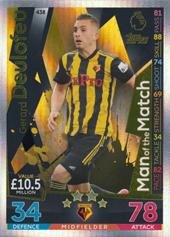 Deulofeu Gerard 18-19 Topps Match Attax PL Man of the Match #438