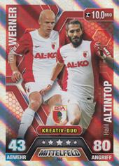 Werner Altıntop 14-15 Topps Match Attax Extra BL Kreativ-Duo #565