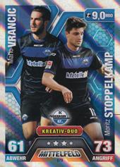 Vrančić Stoppelkamp 14-15 Topps Match Attax Extra BL Kreativ-Duo #579