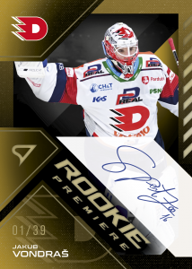 Vondraš Jakub 24-25 Tipsport Extraliga Rookie Premiere Auto #RPS-JV