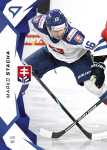 Stacha Marko 2025 Hokejové Slovensko Blue #23