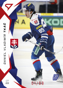 Tkáč Daniel Vladimír 2025 Hokejové Slovensko Red #63
