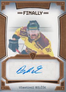 Bilčík Vlastimil 23-24 GOAL Cards Finally Autograph Gold #A-43