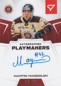 Magdolen Martin 24-25 Slovenská hokejová liga Autographed Playmakers #AP-MM
