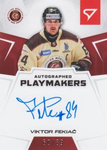 Fekiač Viktor 24-25 Slovenská hokejová liga Autographed Playmakers #AP-VF