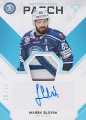 Slovák Marek 20-21 Tipos Extraliga Auto Patch #AP15