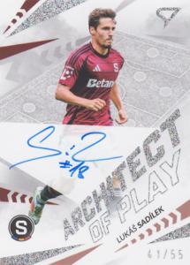 Sadílek Lukáš 24-25 Chance Liga Architect of Play Silver Auto #APS-LS