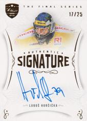 Horčička Luboš 2021 OFS The Final Series Authentic Signature #TFS-LH