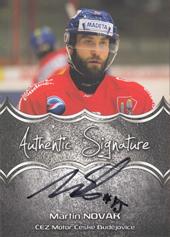 Novák Martin 18-19 Premium Cards Authentic Signature #AS-01