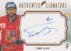 Filippi Tomáš 2024 LC Expectations Authentic Signature Gold #AS-03