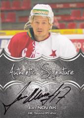 Novák Jan 18-19 Premium Cards Authentic Signature #AS-15