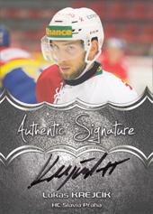 Krejčík Lukáš 18-19 Premium Cards Authentic Signature #AS-19