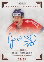 Šimánek Jiří 18-19 OFS Chance liga Authentic Signature #AS019