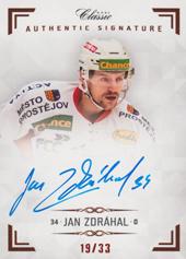 Zdráhal Jan 18-19 OFS Chance liga Authentic Signature #AS037