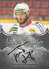 Nouza Tomáš 18-19 Premium Cards Authentic Signature #AS-57