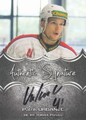 Urbanec Patrik 18-19 Premium Cards Authentic Signature #AS-70