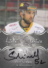 Štindl Petr 18-19 Premium Cards Authentic Signature #AS-74