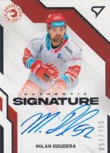 Doudera Milan 22-23 Tipsport Extraliga Authentic Signature Level 1 #AS1-DO
