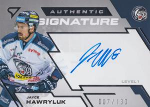 Hawryluk Jayce 23-24 Tipsport Extraliga Authentic Signature Level 1 #SL1-JH