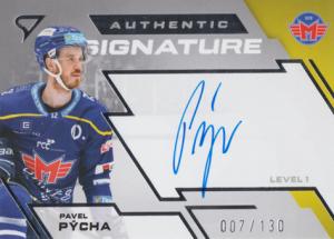 Pýcha Pavel 23-24 Tipsport Extraliga Authentic Signature Level 1 #SL1-PP