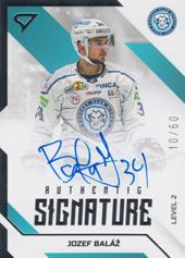 Baláž Jozef 22-23 Tipos Extraliga Authentic Signature Level 2 #SL2-BA