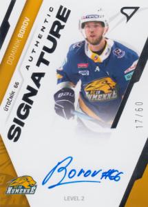 Borov Dominik 23-24 Tipos Extraliga Authentic Signature Level 2 #SL2-BO