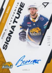 Borov Dominik 23-24 Tipos Extraliga Authentic Signature Level 2 #SL2-BO