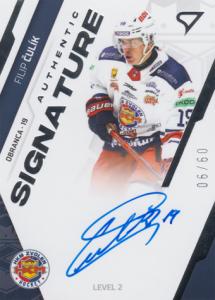 Čulík Filip 23-24 Tipos Extraliga Authentic Signature Level 2 #SL2-FC