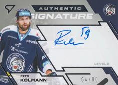 Kolmann Petr 23-24 Tipsport Extraliga Authentic Signature Level 2 #SL2-KO