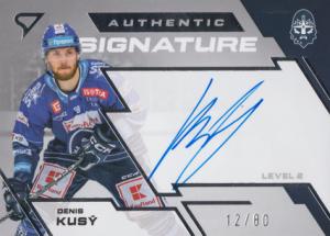 Kusý Denis 23-24 Tipsport Extraliga Authentic Signature Level 2 #SL2-KS