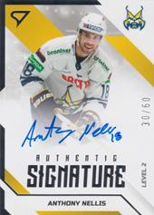 Nellis Anthony 22-23 Tipos Extraliga Authentic Signature Level 2 #SL2-NE