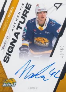 Novota Miroslav 23-24 Tipos Extraliga Authentic Signature Level 2 #SL2-NO