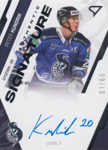 Kundrik Peter 23-24 Tipos Extraliga Authentic Signature Level 2 #SL2-PK