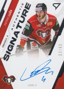 Luža Patrik 23-24 Tipos Extraliga Authentic Signature Level 2 #SL2-PL