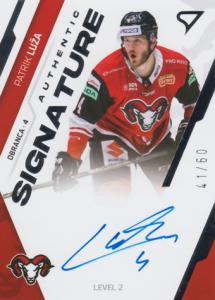 Luža Patrik 23-24 Tipos Extraliga Authentic Signature Level 2 #SL2-PL