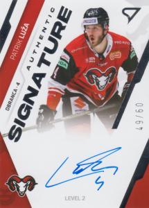 Luža Patrik 23-24 Tipos Extraliga Authentic Signature Level 2 #SL2-PL