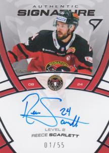 Scarlett Reece 24-25 Tipos Extraliga Authentic Signature Level 2 #SL2-RS