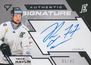 Havlín Tomáš 23-24 Tipsport Extraliga Authentic Signature Level 2 #SL2-TH