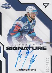 Zaťovič Martin 22-23 Tipsport Extraliga Authentic Signature Level 2 #AS2-ZA