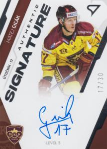 Giľák Matej 23-24 Tipos Extraliga Authentic Signature Level 3 #SL3-MG