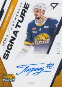 Pereskokov Vadim 23-24 Tipos Extraliga Authentic Signature Level 3 #SL3-VP