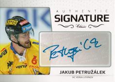 Petružálek Jakub 18-19 OFS Classic Authentic Signature Gold #AS-81