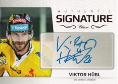 Hübl Viktor 18-19 OFS Classic Authentic Signature Gold #AS-82