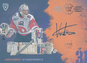 Vondraš Jakub 24-25 GOAL Cards Maxa liga Goalie Team Signature #ASGT-12