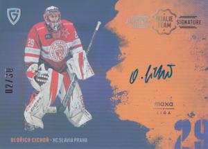 Cichoň Oldřich 24-25 GOAL Cards Maxa liga Goalie Team Signature #ASGT-19