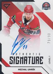 Uhrík Michal 22-23 Tipos Extraliga Authentic Signature Level 1 #SL1-MU