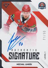 Uhrík Michal 22-23 Tipos Extraliga Authentic Signature Level 1 #SL1-MU